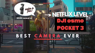 I want to make a FEATURE FILM on the DJI pocket 3 (Netflix level)