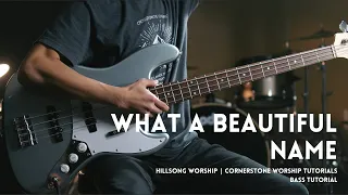 What A Beautiful Name - Hillsong Worship // Bass Tutorial (FREE TABS!)