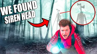 Exploring A HAUNTED Forest! SIREN HEAD Found (3AM Challenge) 😱