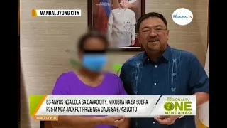 One Mindanao: Lotto Winner