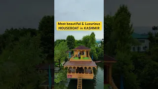 Most beautiful & Luxurious HOUSEBOAT in KASHMIR. Harmukh houseboat #kashmir #houseboat #srinagar