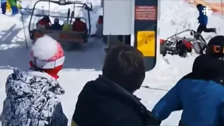 SKI LIFT GOES BACKWARDS (original)