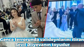 Gəncə terrorunda ata və anasını itirən Sevilin toyudur - VİDEO