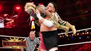 Samoa Joe dismantles Rey Mysterio in one minute: WrestleMania 35 (WWE Network Exclusive)