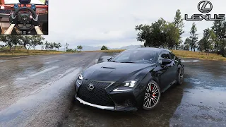 Lexus RC-F - Forza Horizon 5 | Steering wheel gameplay