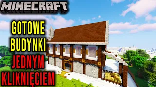 JEDNO KLIKNIĘCIE I MASZ DOMEK [PREFAB] - Minecraft Mody #7 | Radex