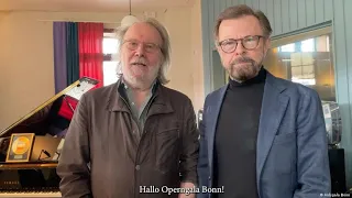 Video message from Benny Andersson & Björn Ulvaeus (ABBA) at the Bonn Opera on May 14th, 2022.