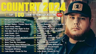 Country Music Playlist 2024 - Luke Combs, Luke Bryan, Morgan Wallen, Chris Stapleton, Kane Brown