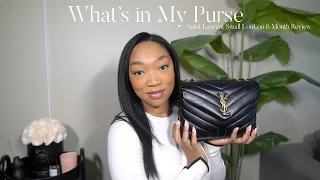 What’s in my purse | Saint Laurent Small LouLou 6 Month Review