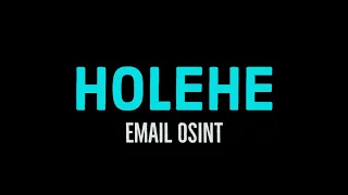 Holehe OSINT