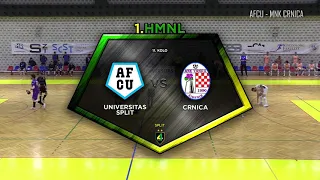 UNIVERSITAS vs CRNICA 7:2 (11. kolo, 1. HMNL 20/21)