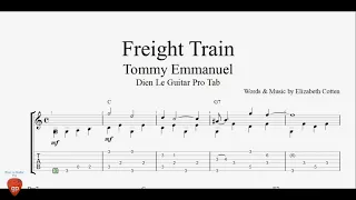 Freight Train - Guitar Tabs