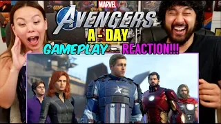 Marvel's AVENGERS "A-DAY Prologue" GAMEPLAY | TRAILER REACTION!!!