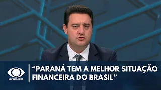 “Paraná tem a melhor situação financeira do Brasil”, diz Ratinho Jr
