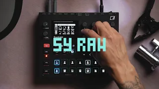 Syntakt SY Raw machine overview // Creating a patch from scratch using the Syntakt 1.20 upgrade