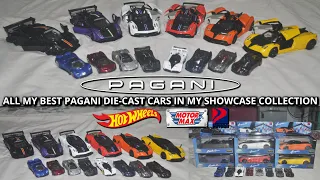 All My Best Pagani Die-cast Cars in My Showcase Collection | Hot Wheels, Motor Max & Petron Toy Cars