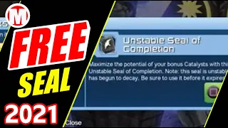 DCUO FREE Gift Unstable Seal of Completion