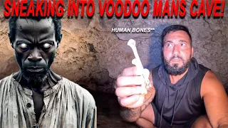 SNEAKING INTO POSSESSED HATIAN VOODOO MANS CAVE (TERRIFYING)
