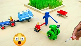 top most creative mini farming project part 3 | diy tractor | science project @sunfarming7533