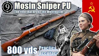 Mosin Nagant M91/30 PU Sniper to 800yds: Practical Accuracy