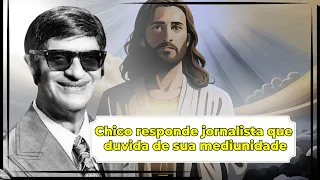 Chico Xavier dá resposta ao jornalista que indicava sua mediunidade como falsa #jesus #brasil #deus