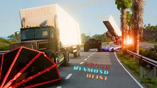 GRAND DIAMOND HEIST MOVIE | Epic and Extreme BeamNG.Drive Police Car Chase Film | Shurduk