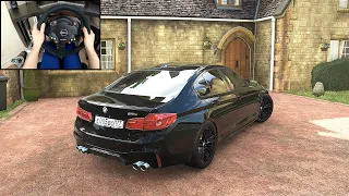 BMW M5 F90 - Forza Horizon 4 (Steering Wheel + Shifter) Gameplay