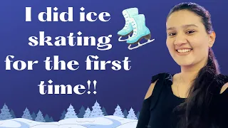 My First Experience of Ice Skating❄️⛸️ #Russia🇷🇺 | FUN VLOG😂|