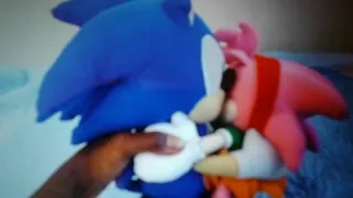 Sonic & amy sitting in a tree k.i.s.s.i.n.g