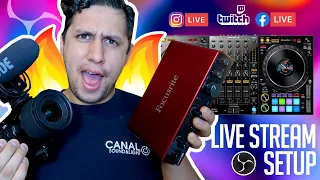 my DJ LIVE STREAM setup tour: Equipment, Software (OBS), and Copyright Issues