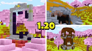 Top 20 Minecraft CHERRY GROVE Seeds! (1.20 Cherry Blossom Seeds)