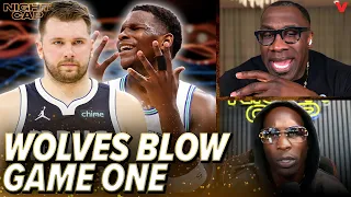 Reaction to Wolves losing to Mavericks in Game 1: Ant outclassed by Luka & Kyrie | Nightcap