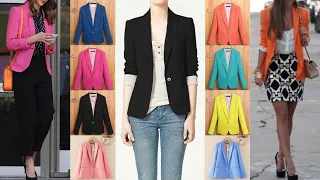 BLAZERS COMBINACIONES CON BLAZERS DE DIFESRNTES COLORES Y ESTILOS / LLOOKS Y OUTFITS CON BLAZER 2021