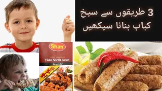 Chicken Seekh Kabab Recipe | Chicken Seekh Kabab For Kids | Restaurant Style Homemade Seekh Kabab