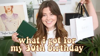 WHAT I GOT FOR MY 30TH BIRTHDAY | LUCY WOOD