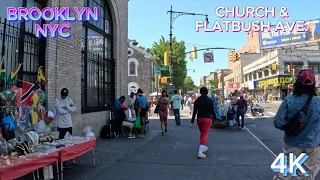 NYC BROOKLYN [4K] WALKING TOUR OF CHURCH/NOSTRAND TO FLATBUSH AND FOSTER AVE.USA(09 01, 23)!!!