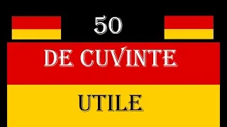 Invata Germana | 50 de CUVINTE UTILE in Limba germana