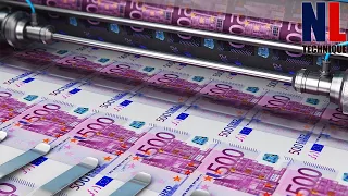Inside The World's Largest Euro Banknote Manufacturing Factory - How Billions of Euro Were Made