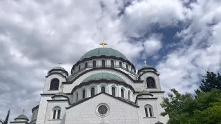 БЕЛГРАД. Посещение Кафедрального Собора Сербской Православной Церкви.