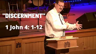 9:45 a.m.  Worship Service 11/15/20 "Discernment" 1 John 4: 1 - 12.