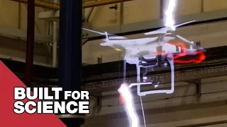 We hit a drone with lightning