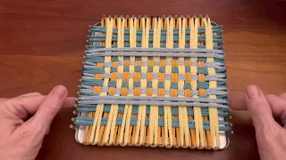 3-layer warping a potholder loom