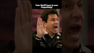 Toto Wolff getting angry