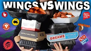 Ranking Top 8 Fast Food Chains Chicken Wings 🍗 Best to Worst