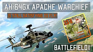 Battlefield 2042 Apache Helicopter Is Still Satisfying to Fly, 23-0 Is My Best Game So Far