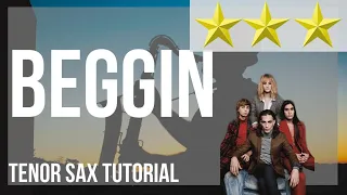 How to play Beggin by Maneskin on Tenor Sax (Tutorial)