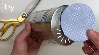 I'm sure you've never done this! Wonderful idea for incredible recycling with cans