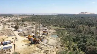 GLOBALink | Chinese firm drills deepwater wells for Egyptian village in Sahara Desert