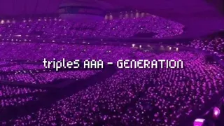 tripleS AAA - Generation [ empty arena ] + lyrics