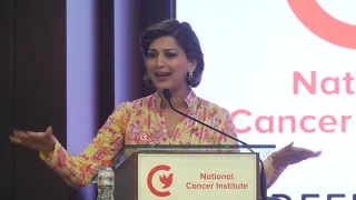 Ms Sonali Bendre shares her battle story at National Cancer Institute